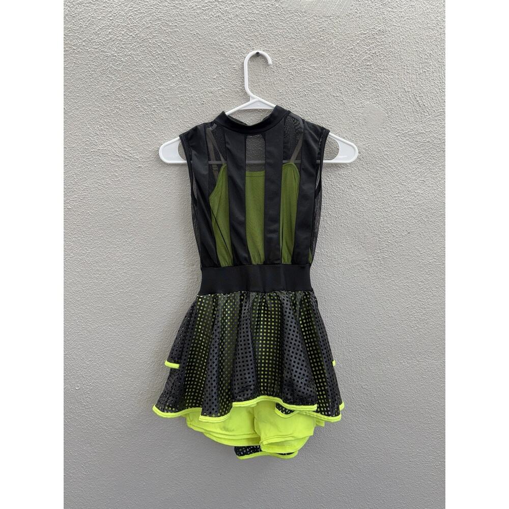 Curtain Call Costume Defying Gravity ASM Dance Outfit One Piece Leotard J5240